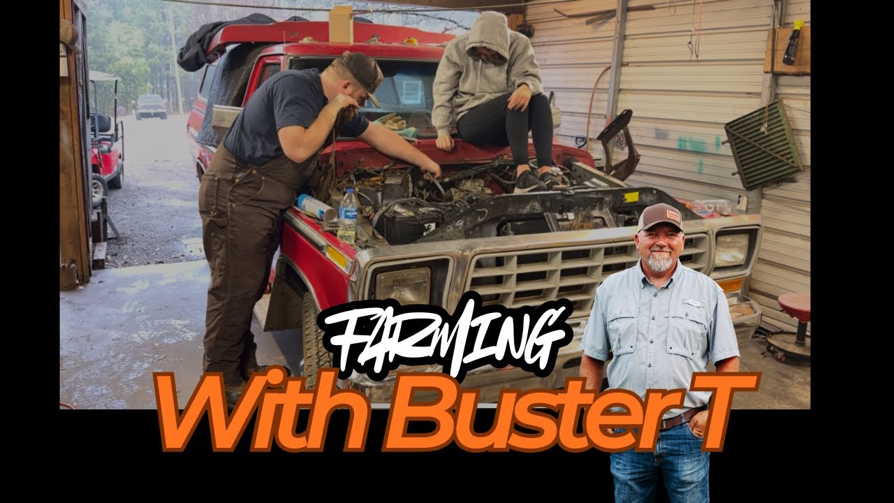 Tinkering With Farm Truck (Red) #fordtrucks #farming 
