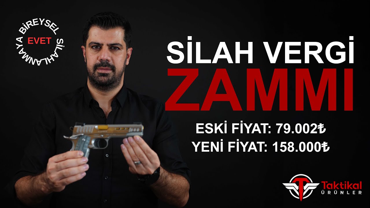 Türkiye’de Silah Ruhsat Harçlarına Büyük Zam! (2025) | Bireysel Silahlanmaya Evet