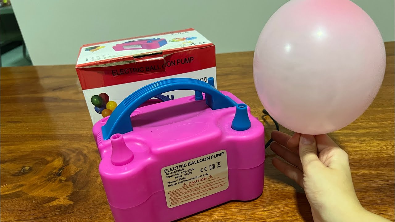 Inflador de balão como usar