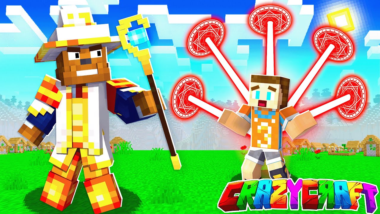 Creating The INFINITY STAFF In Minecraft Crazy Craft