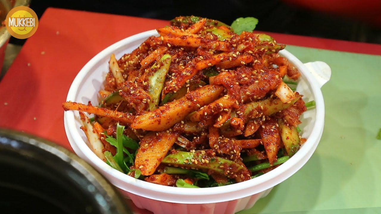 서울 신원시장 │ 홍어회 무침 │ Hongeohoe-muchim │ 한국 길거리 음식 │ Korean Street Food
