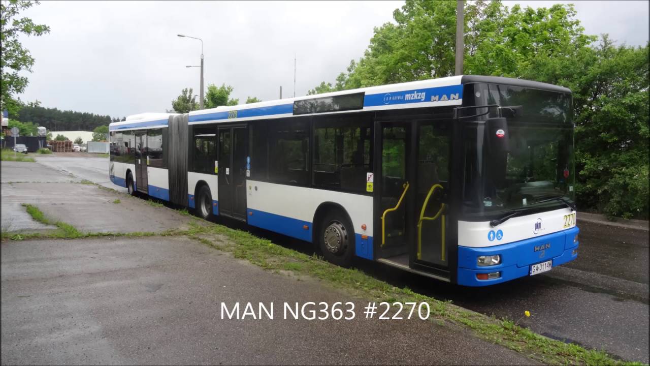Autobusem po Gdyni. Linia R (pospieszna). #2270 Kier. Kacze Buki