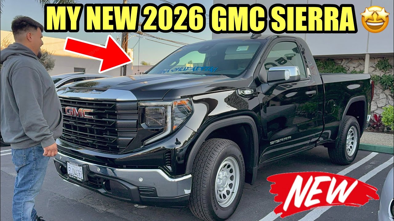 BOUGHT A 2026 GMC SIERRA SINGLE CAB! 😍