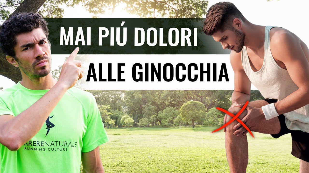 Dolori ALLE GINOCCHIA nella corsa: CONSIGLI ed ESERCIZI per eliminarli