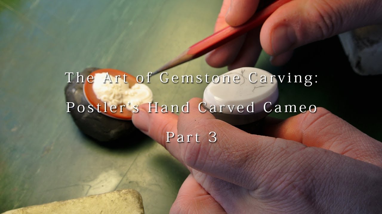 The Art of Gemstone Carving: Postler's Hand Carved Cameo Part 3