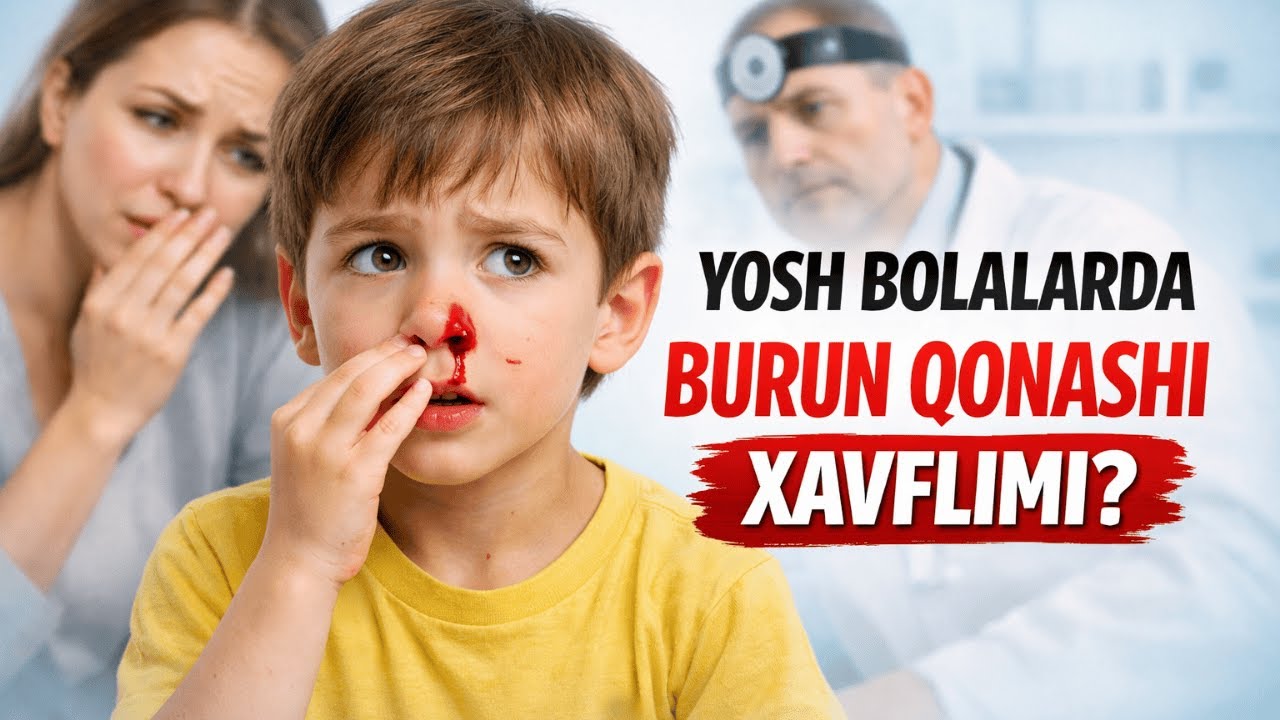 Bolalarda burun qonashi: qachon xavfli bo‘ladi?