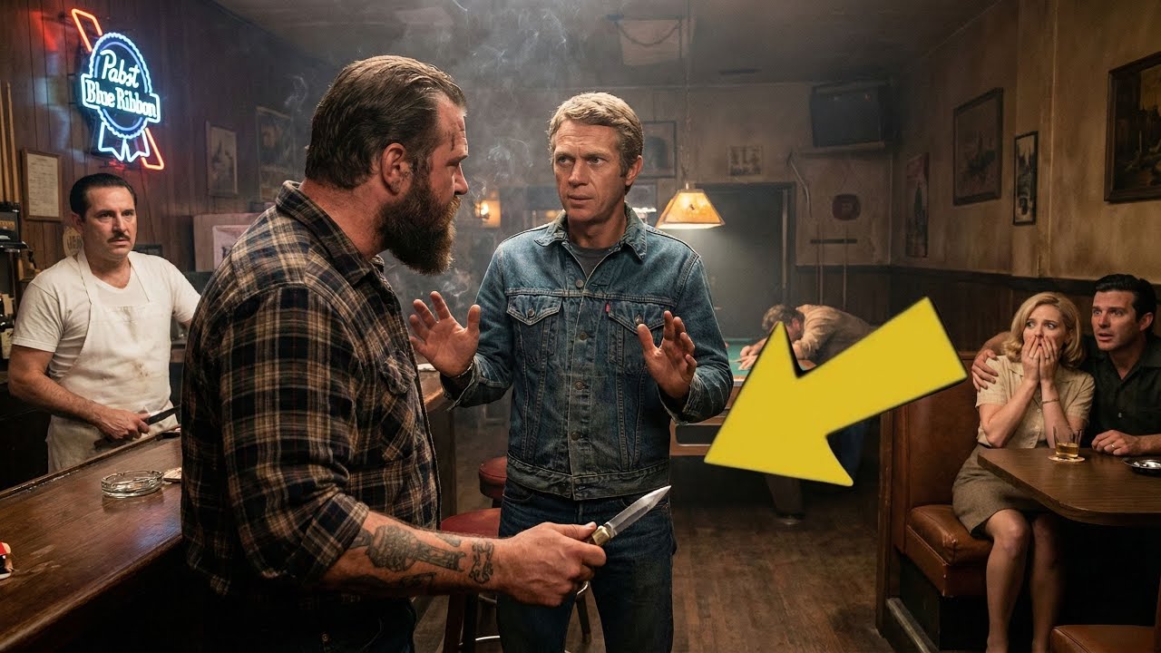 A Thug Pulled a Knife on Steve McQueen in a Bar—What Steve Did Next Made the Police Call Him a HERO
