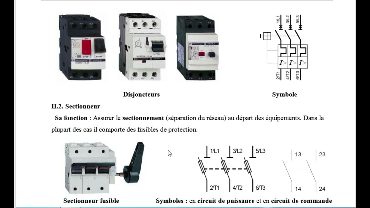 ⚠️#installations 💡#industrielles ⚠️ #cours #g&eacute;n&eacute;ral sur les #commandes et #protection #industrielle