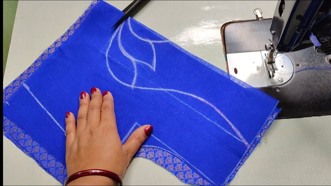 Very popular Lotus flower blouse design /kamal ke phool ka blouse design