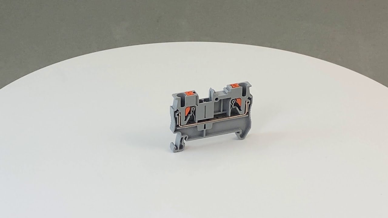 Клемма пружинная самозажимная проходная UPT-2.5