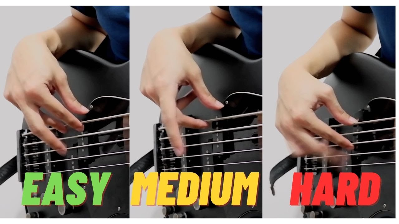 3 Important Bass Exercises to improve your RIGHT HAND!