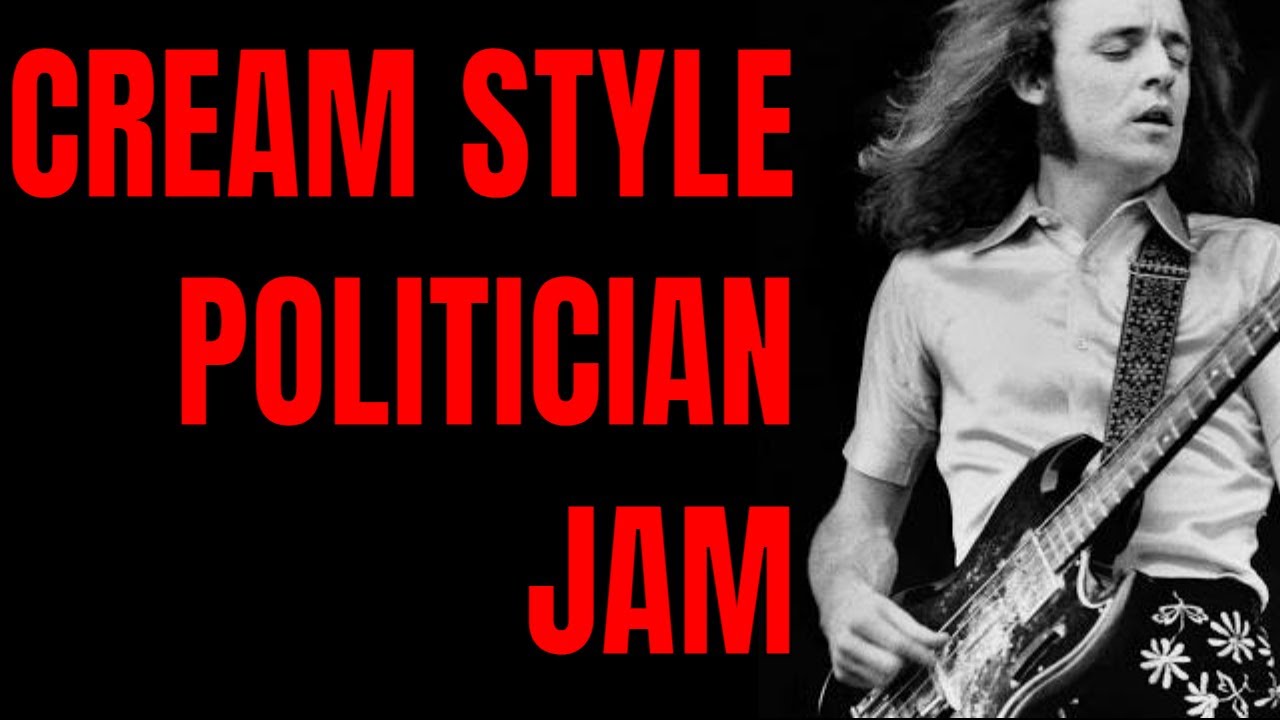 Минусовка для гитары Politician Jam Cream Style (D 12 Bar Blues)
