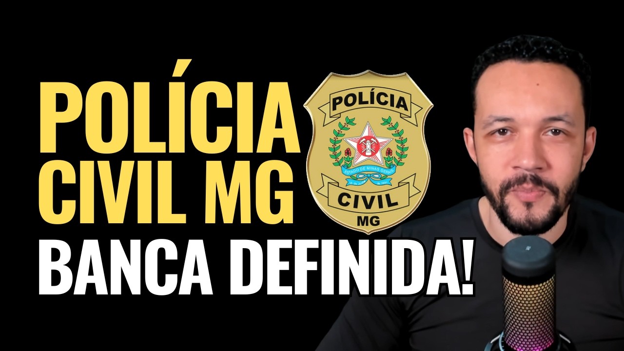 Concurso PCMG 2024: FGV é a Banca Organizadora Confirmada!