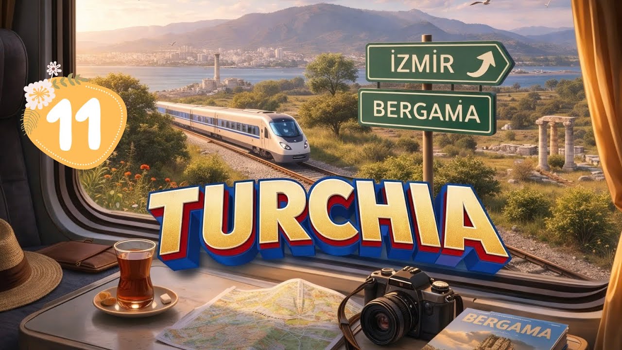 TURCHIA (parte 11) IZMIR - Moschea di Hisar e partenza per Bergama. #turkey #türkiye