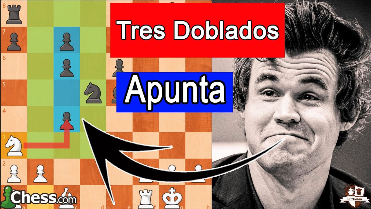CARLSEN DEMUESTRA COMO GANAR CON TRES PEONES DOBLADOS!