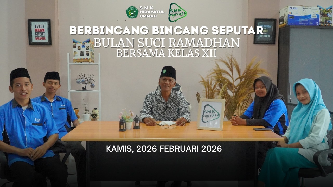 berbincang bincang seputar bulan suci ramadhan bersama kelas XII