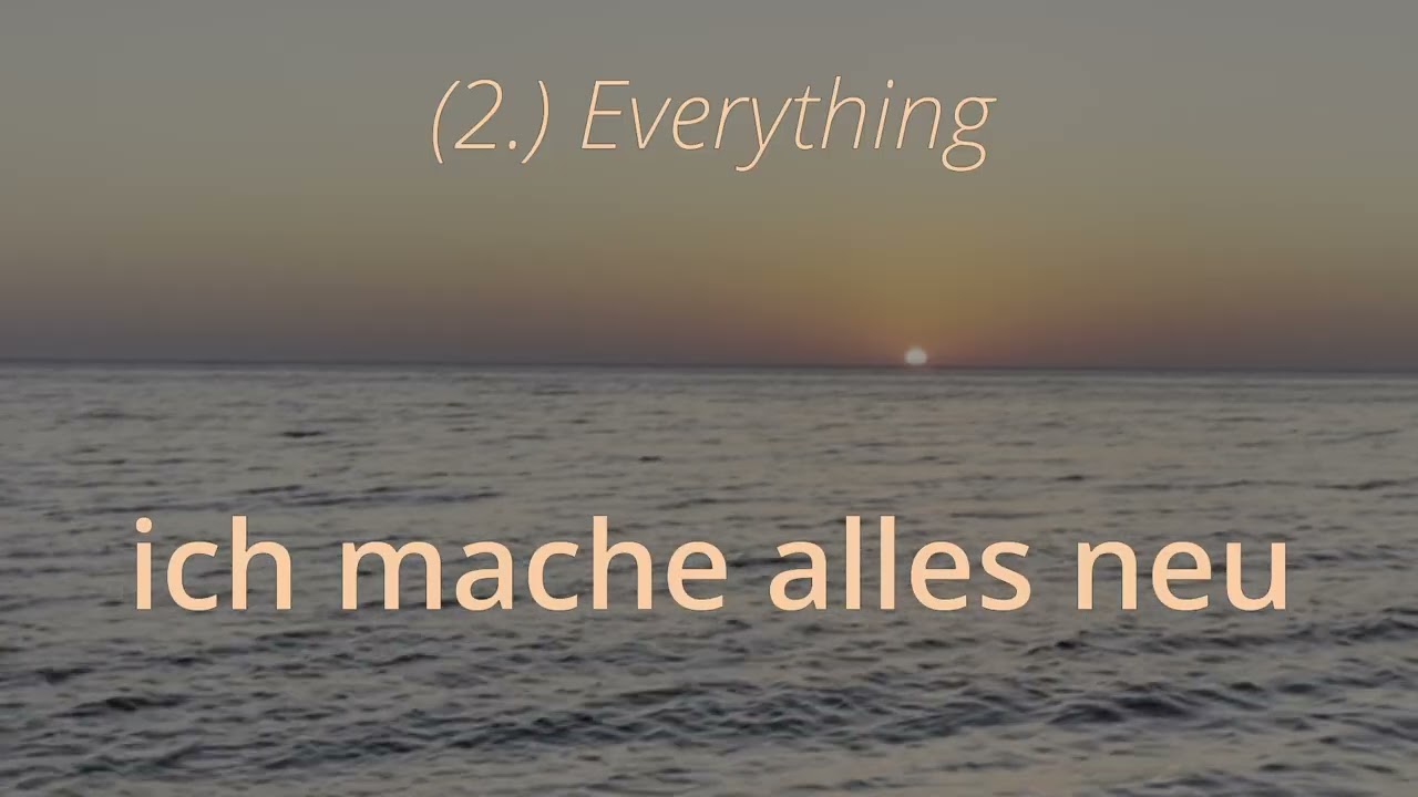 Gott spricht - Everything new - dreistimmig 