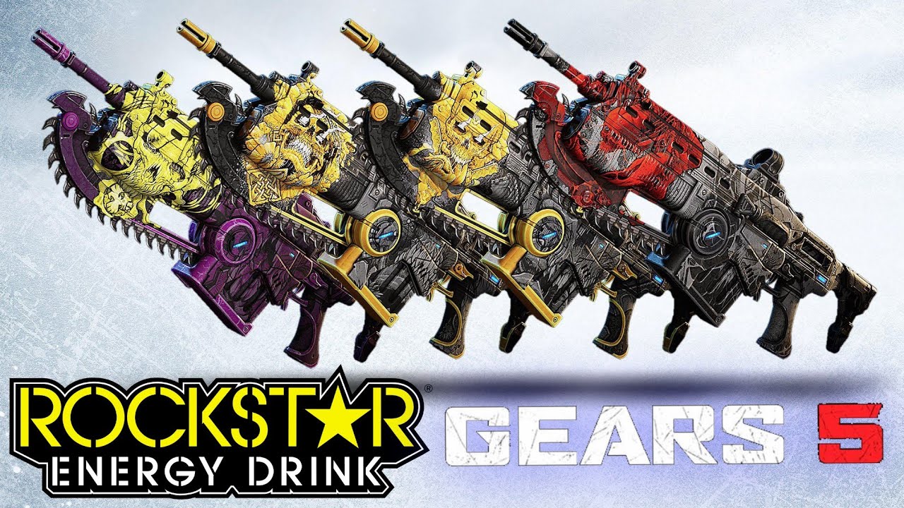 Gears 5: All Rockstar Energy Lancer Skins Showcase