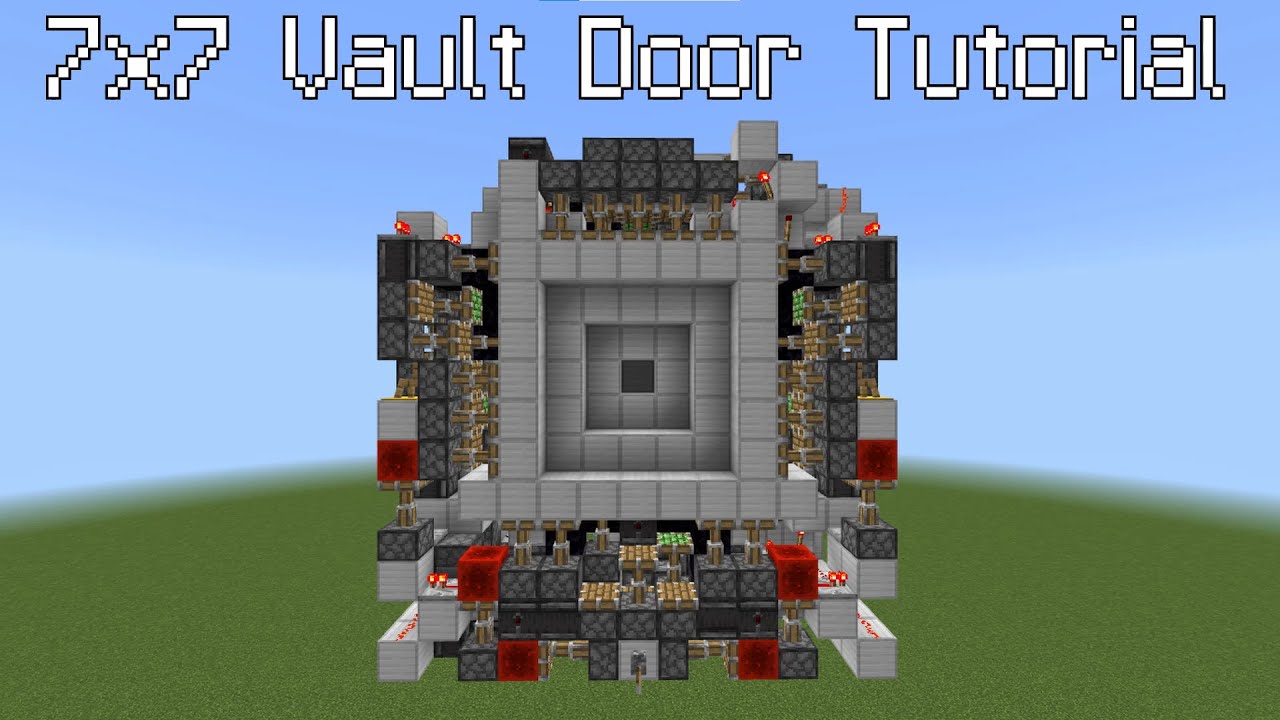 [Tutorial] MCBE Ultra Compact 7x7 Vault Door