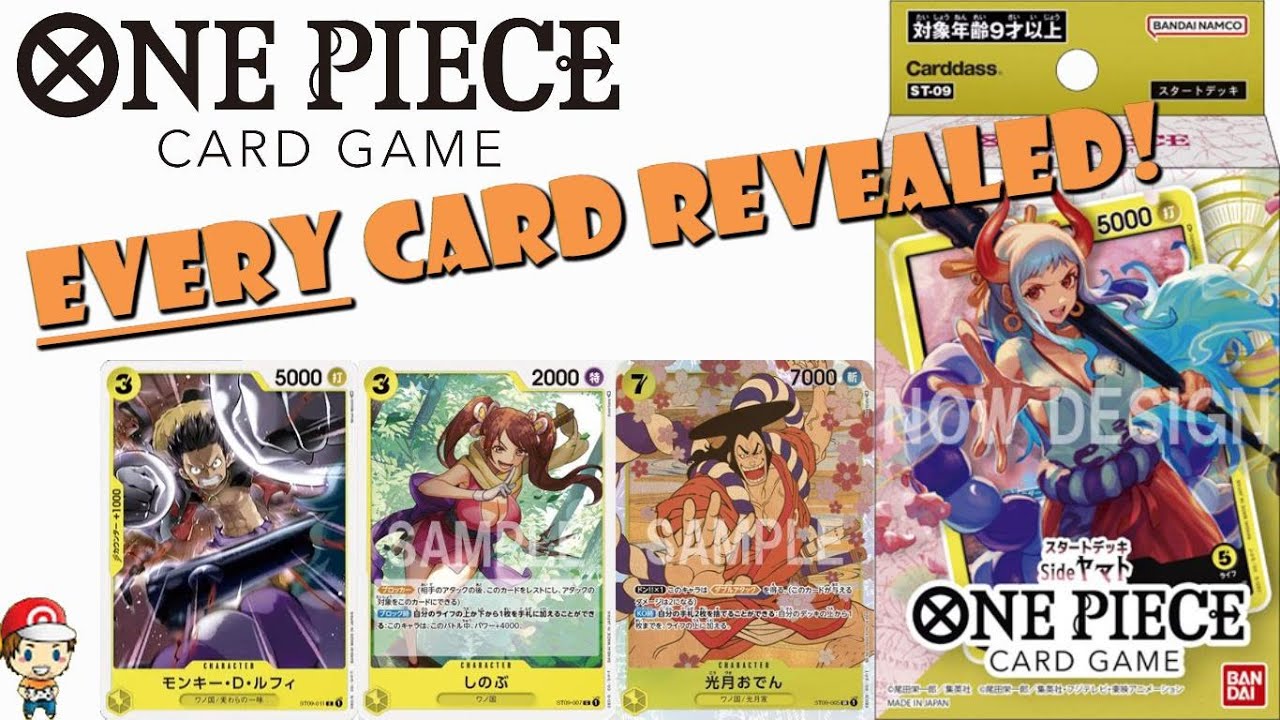 EVERY Card Revealed from New Yamato Starter Deck! ST-09! (BIG One Piece TCG News)