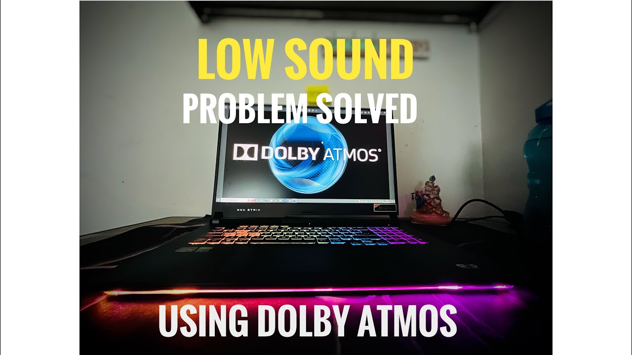 Asus ROG strix g17 / Asus TUF low sound quality (low volume) solved 👍🏻