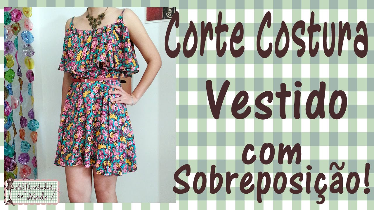 Curso Corte e Costura passo-a-passo Vestido com Babado - Para iniciantes!