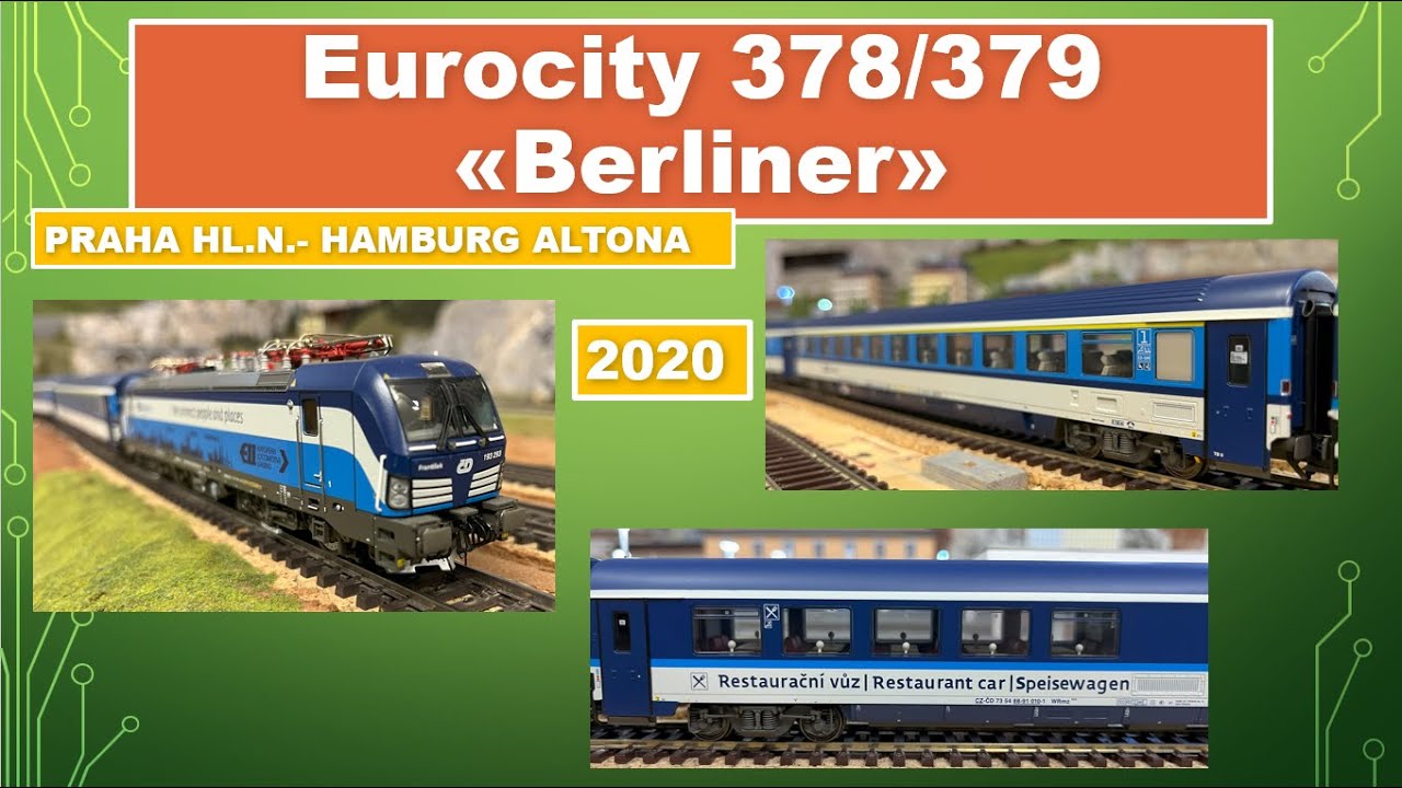 Treno Eurocity EC 379 Berliner anno 2020