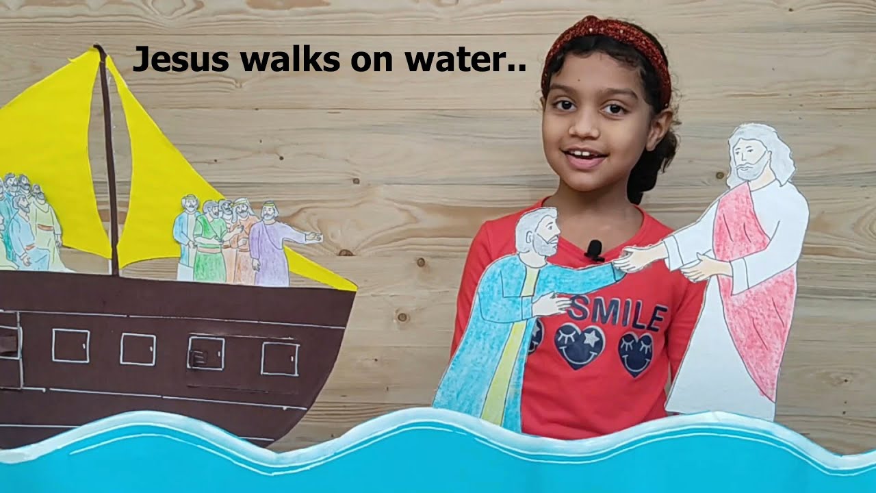 Story-5 | Jesus walks on water | Bible story | Art & Craft | Sunday school | VBS Activity | Hailjes