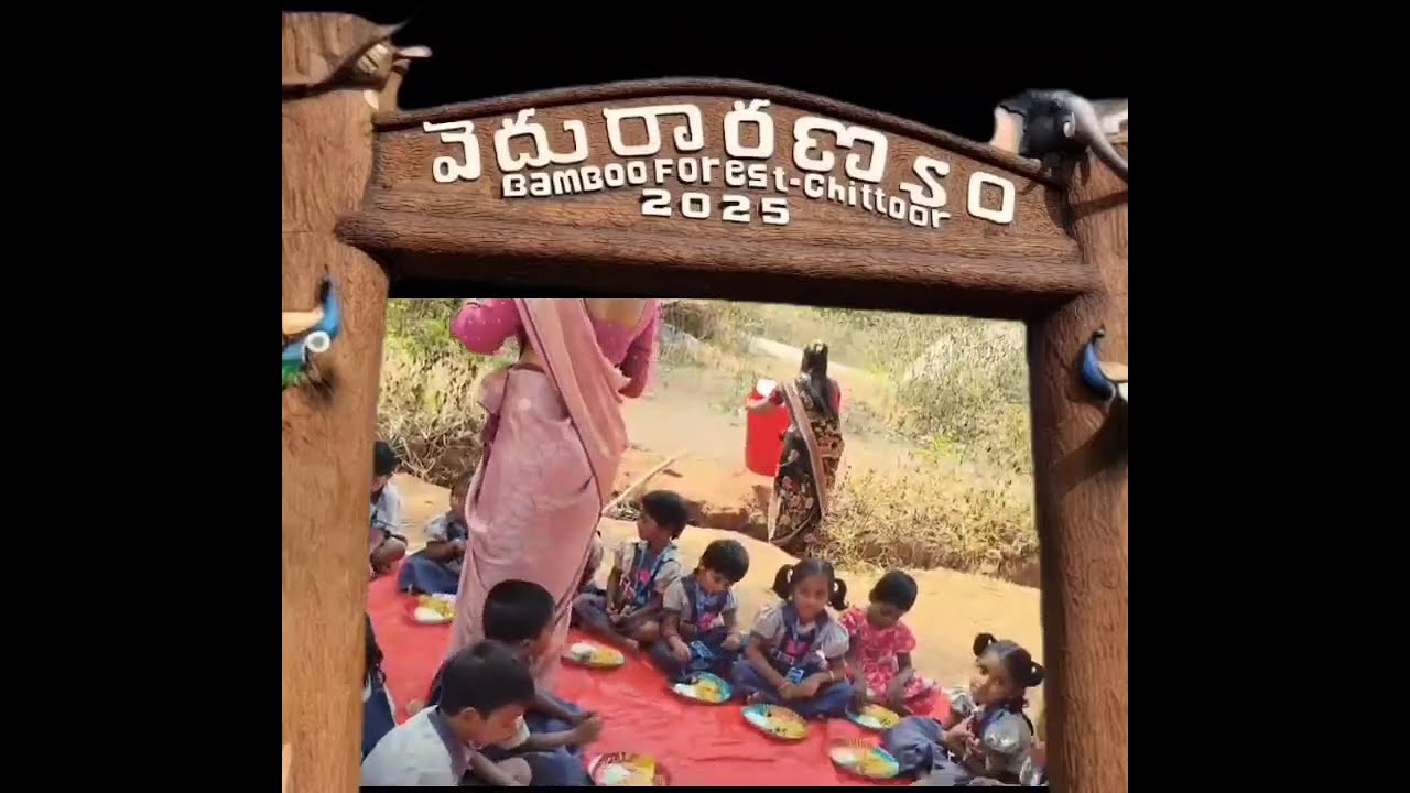 BAMBOO🎍FOREST / CHITTOOR ||Sir CRR School🎒📚 Nursery,LKG,UKG,Student  Picnic ||