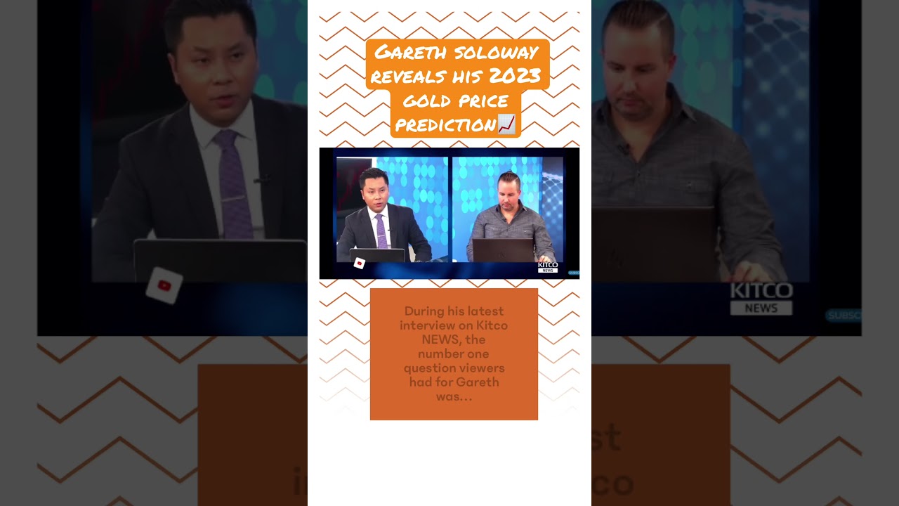 Chief Market Strategist Gareth Soloway reveals his #2023 #gold price prediction #stockmarket