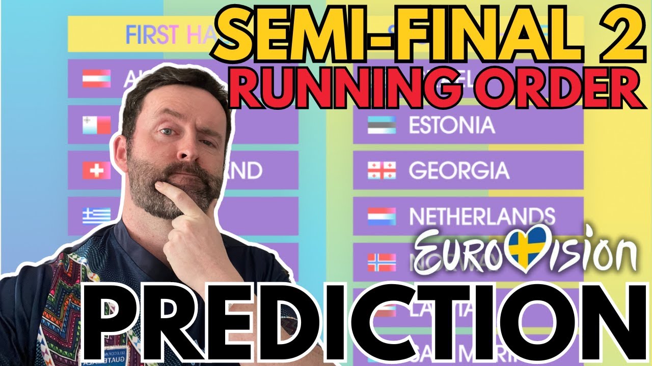 🔮 Semi-Final 2 Running Order Prediction | Eurovision 2024