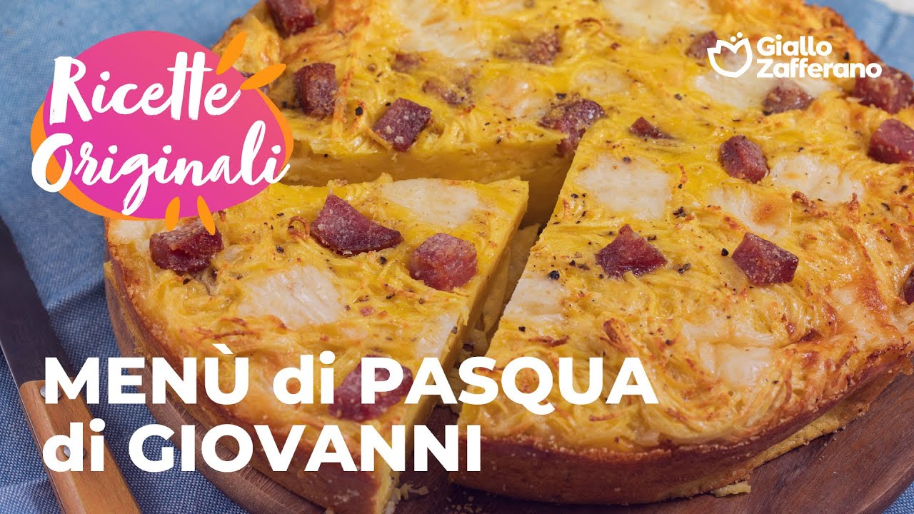 💙 MEN&Ugrave; di PASQUA di GIOVANNI - TUTTE LE RICETTE!😍🐣
