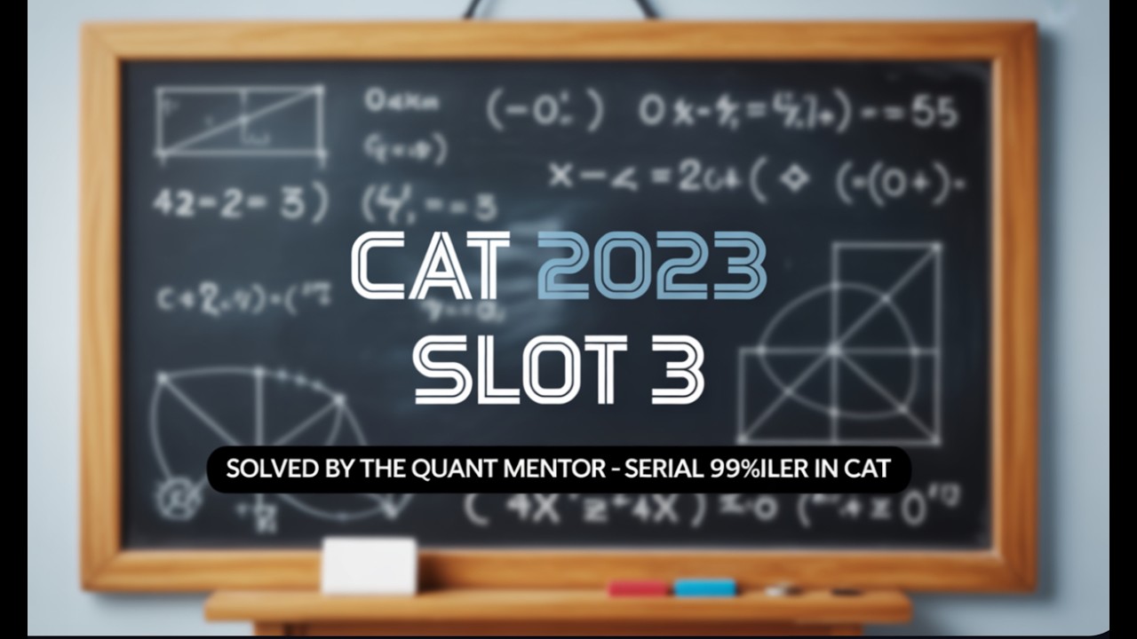 Вопросы и ответы по CAT 2023, слот 3, вопрос 21. Серия 01 