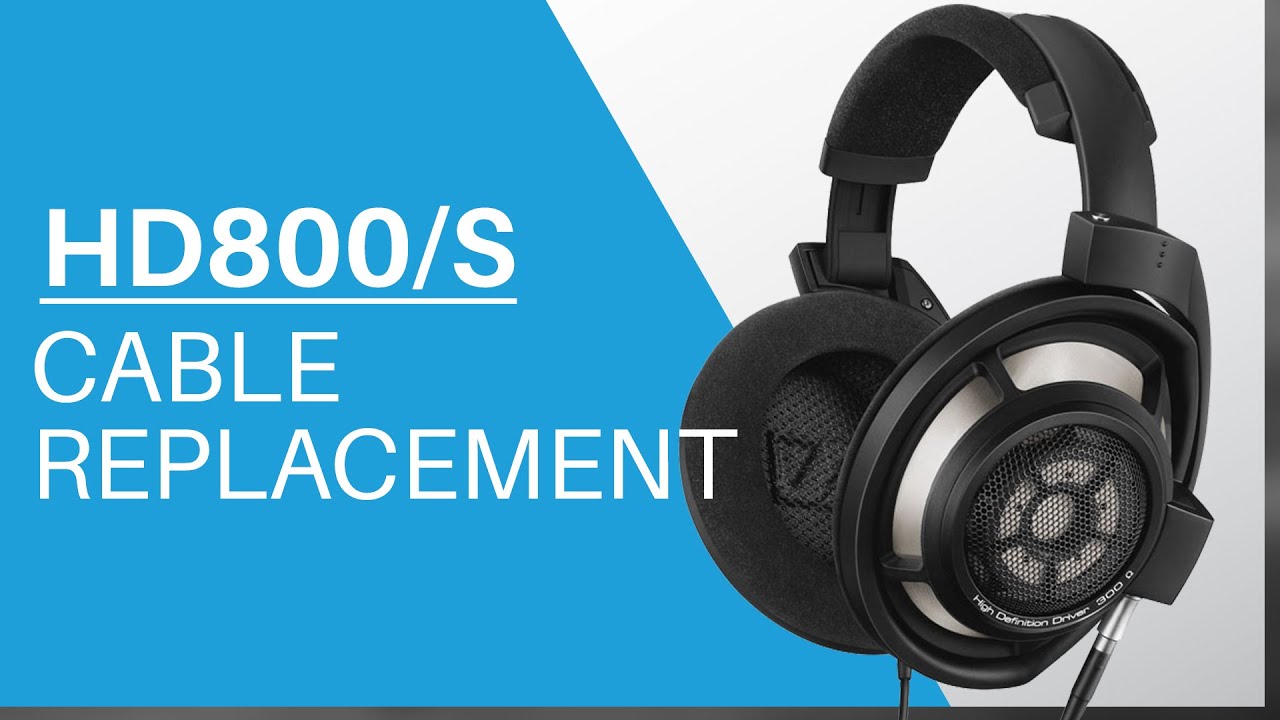 How to replace 6.35mm Cable on Sennheiser HD800 & HD800S Headphones