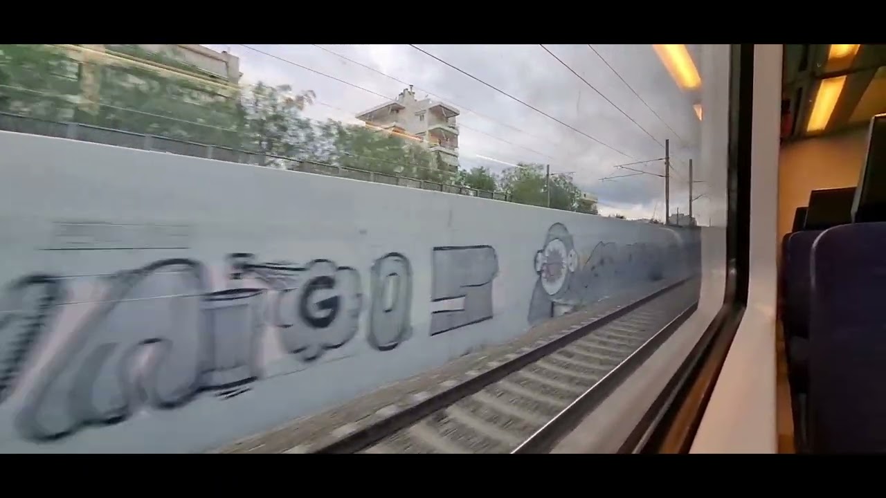Camera Test: Samsung Galaxy A55 5G Athens Suburban Railway from Aghioi Anargyroi to S.K.A.