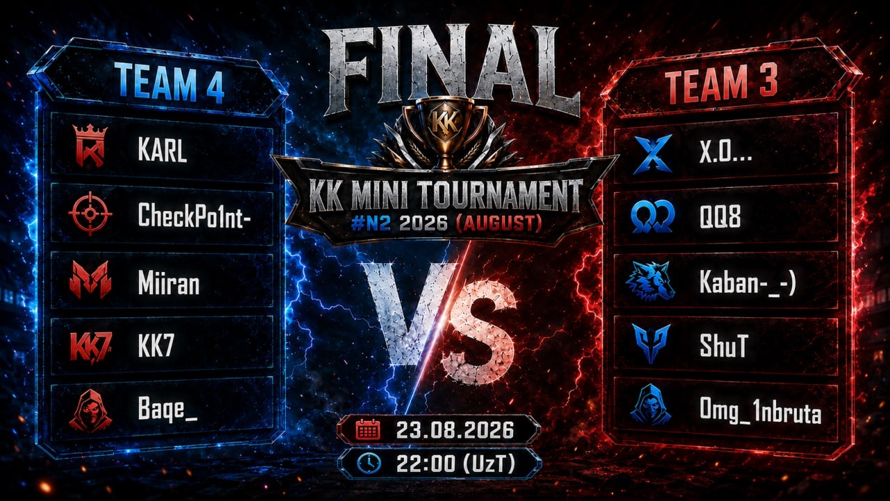 FINAL of KK Mini Tournament (August) | Bo3 | 2026 | OMG LOD &bull; by KaRLiEuS