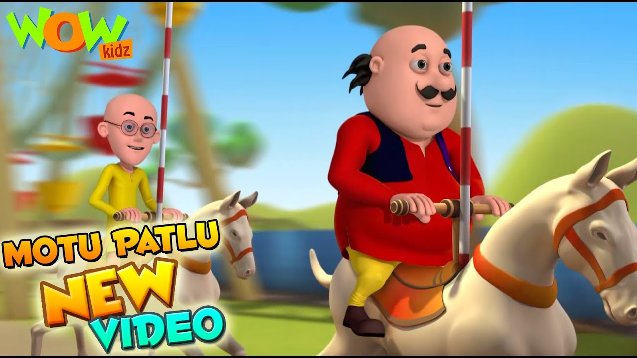 Motu Patlu | Funny Scenes | New videos | Wow Kidz |  Compilation 04