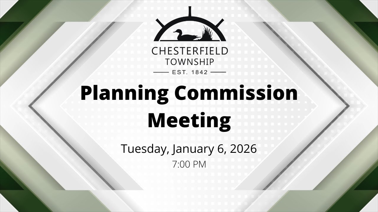 1.6.2026 - Charter Township of Chesterfield Planning Commission Meeting