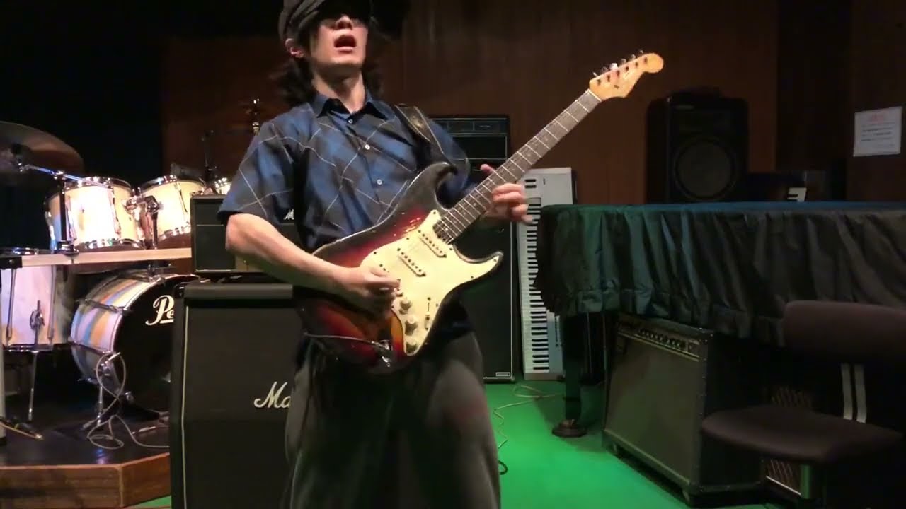 E Blues Rock Guitar。。【at the Town House Studio】