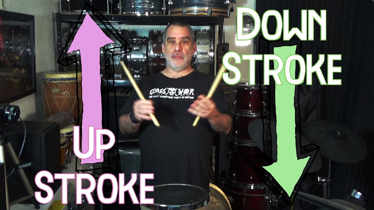 How To Up Strokes & Down Strokes - Drum Technique for Beginners