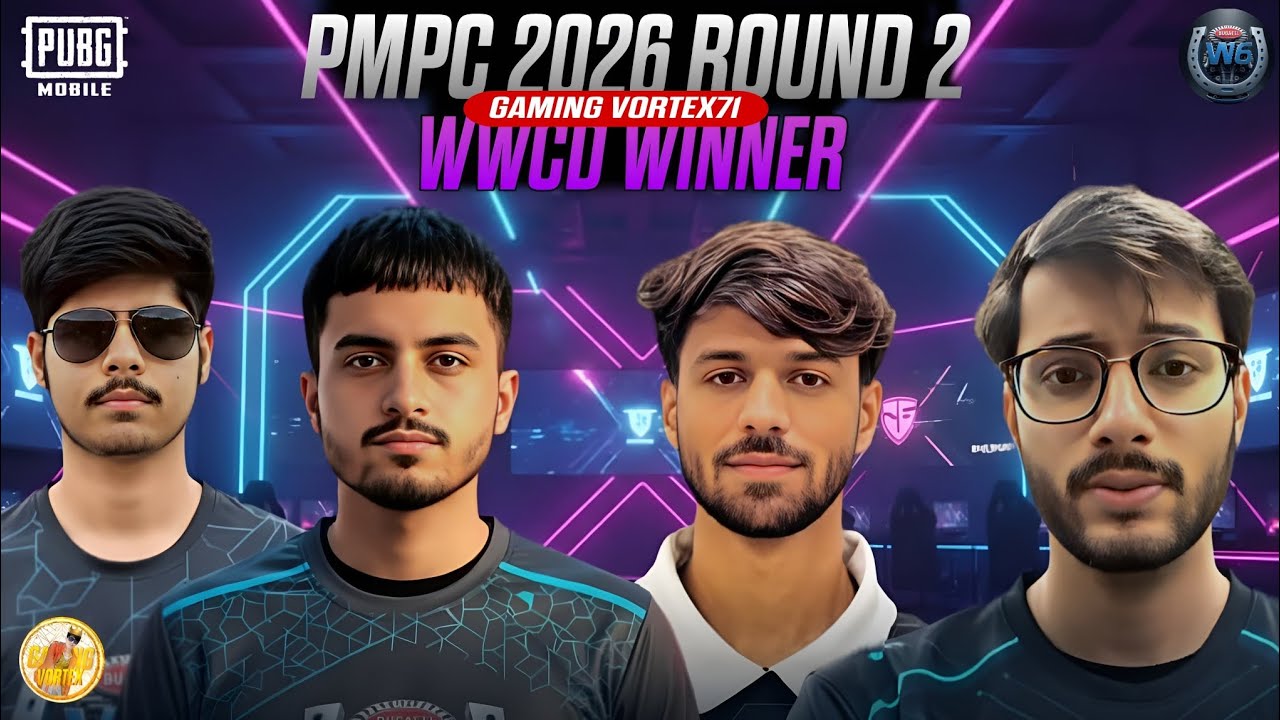 PMPC 2026 ROUND 2 WWCD WINNER TEAM W16 | GAMING VORTEX71| PUBG MOBILE PAKISTAN TOURNAMENT 