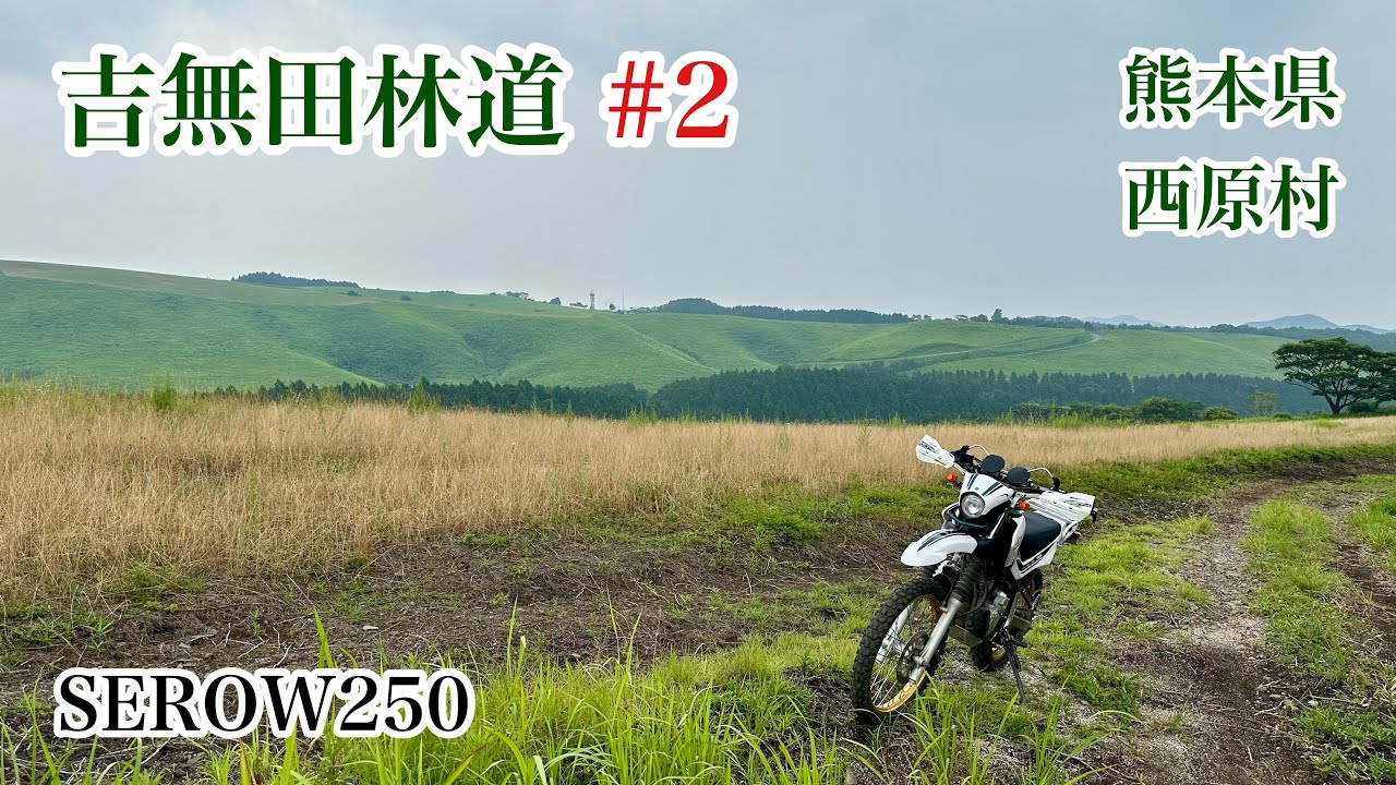 吉無田林道 #2　熊本県阿蘇郡西原村　YAMAHA　SEROW250　セロー250　2025年7月