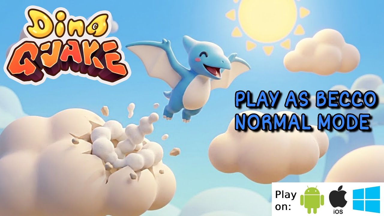 DINO QUAKE - PLAY AS BECCO - DIFFICULTY NORMAL - KUKUWADEWI TV