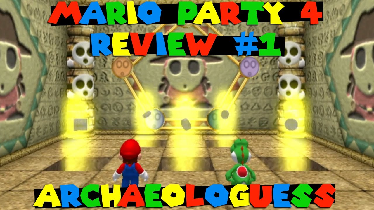 Mario Party 4 Minigame Review-Archaeologuess
