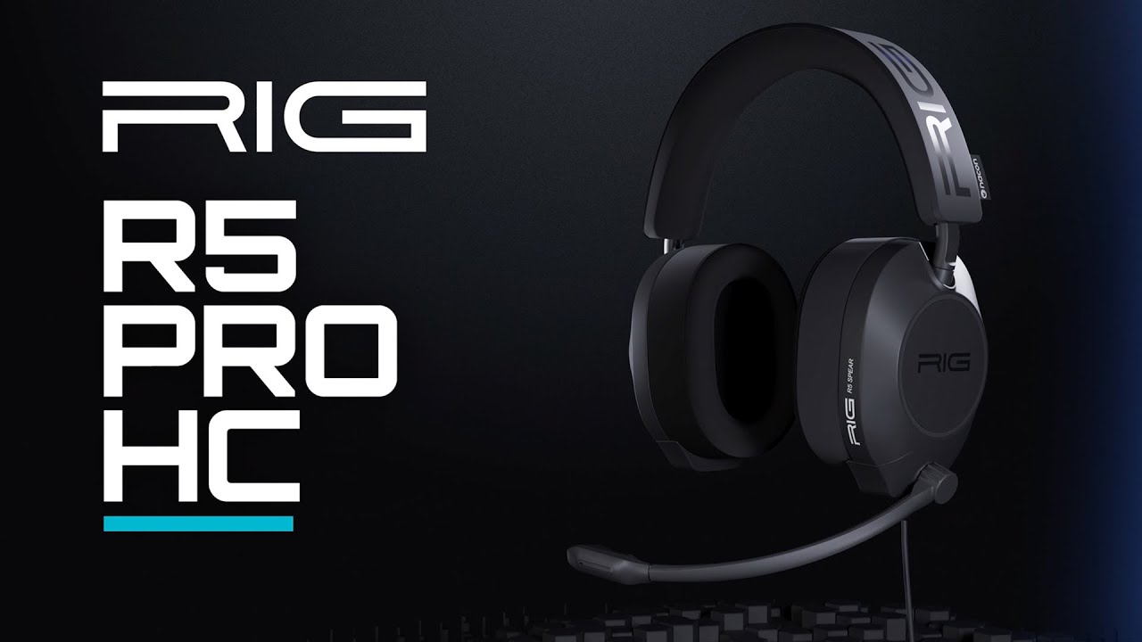 RIG R5 SPEAR PRO HC | COMPETITIVE WIRED GAMING HEADSET WITH GRAPHENE DRIVERS