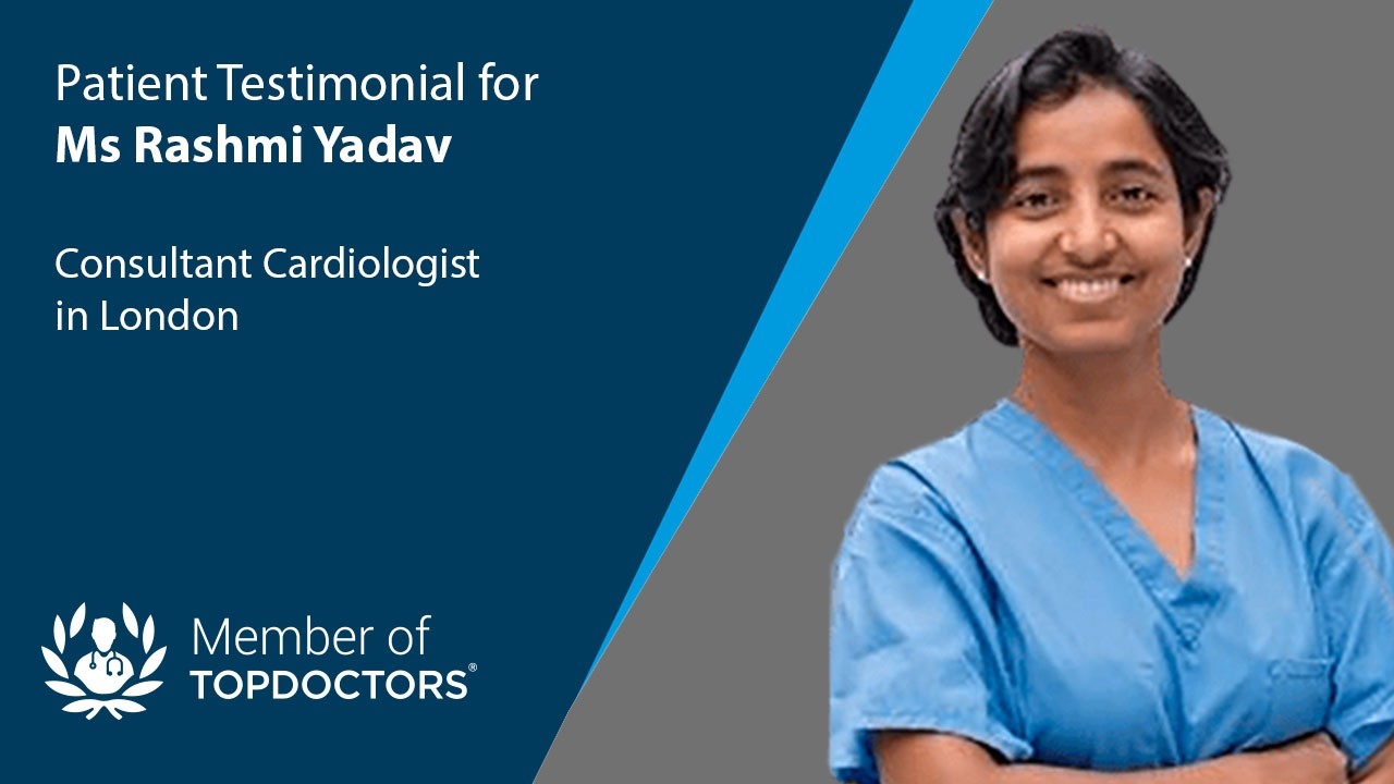 A patient testimonial video for Ms Rashmi Yadav