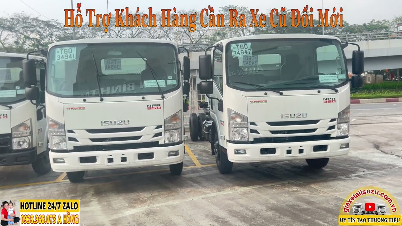 Giá Xe Tải Isuzu 3.5 Tấn NPR 350 Euro 5 2025 | Isuzu NPR85KE5A