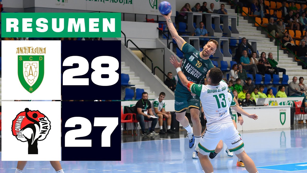 HELVETIA ANAITASUNA 28-27 VIVEROS HEROL NAVA | RESUMEN LIGA PLENITUDE