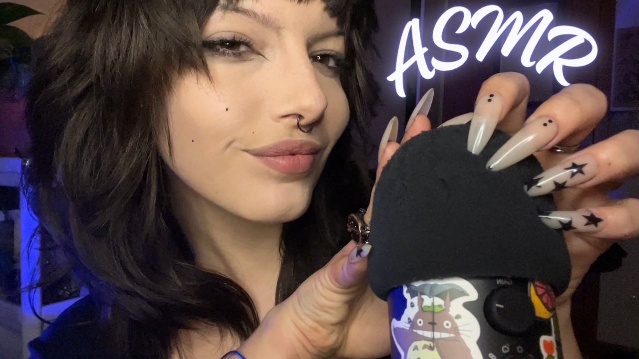 Быстрый и агрессивный ASMR-эффект, вызывающий предвкушение: взбалтывание и вращение микрофона, ин...