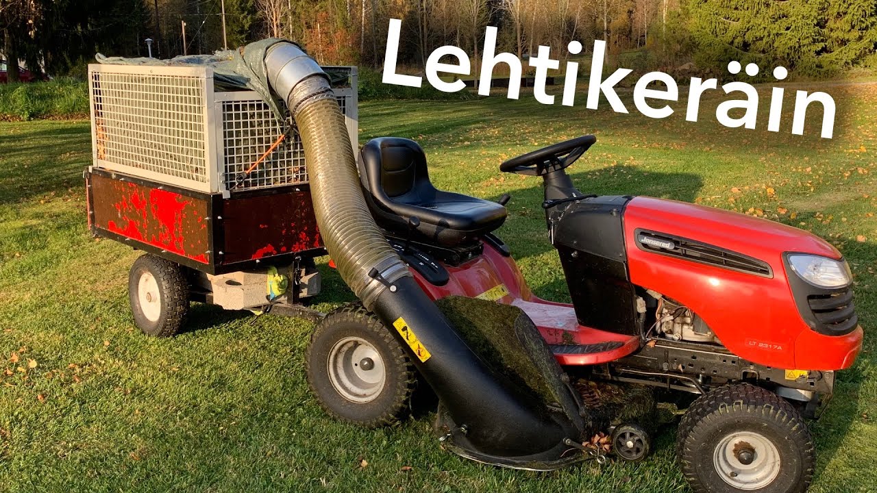 Lehtikeräin Ajoleikkuriin - Tein itse, säästin?